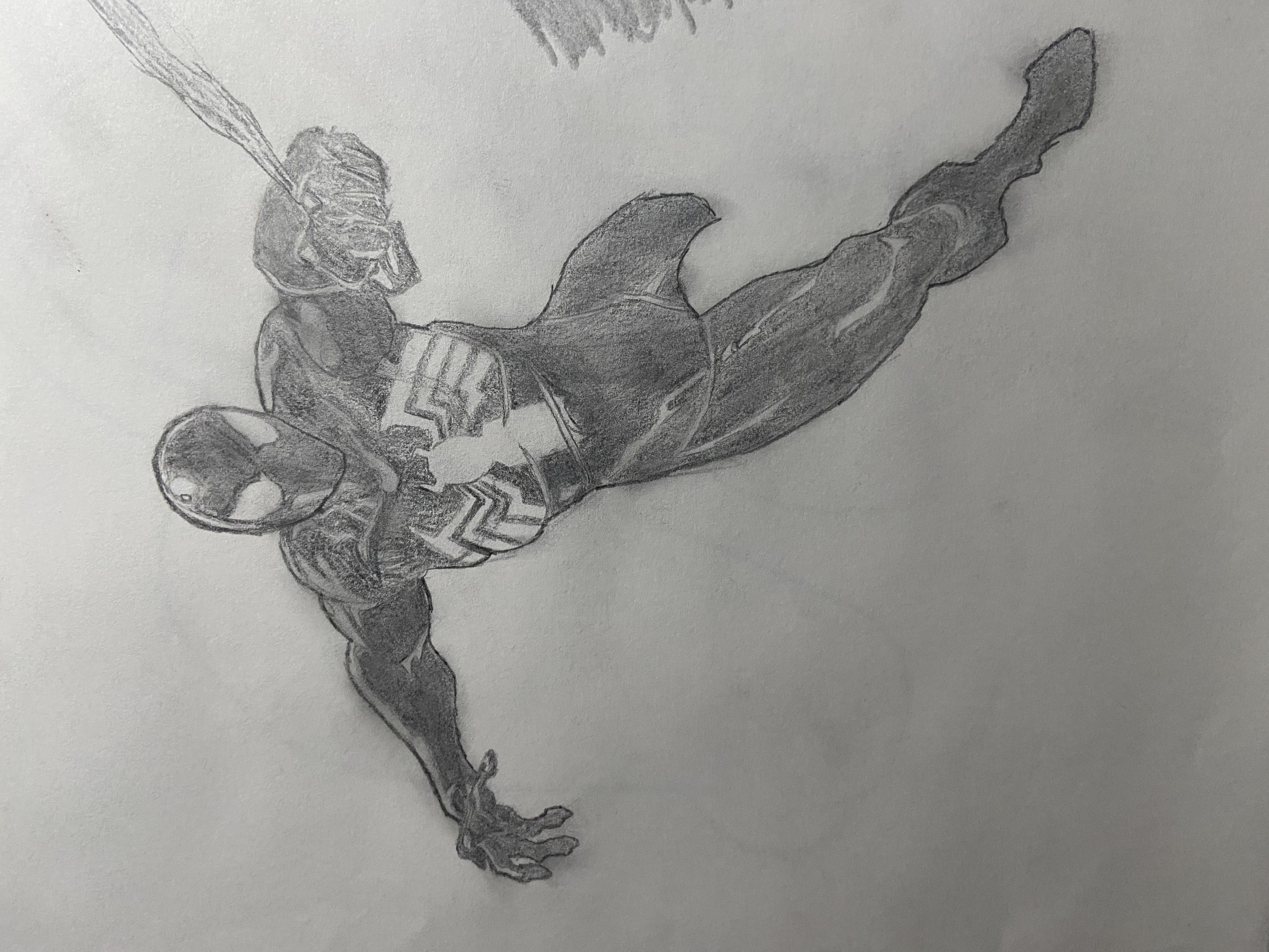 Spider-Man black suit sketch