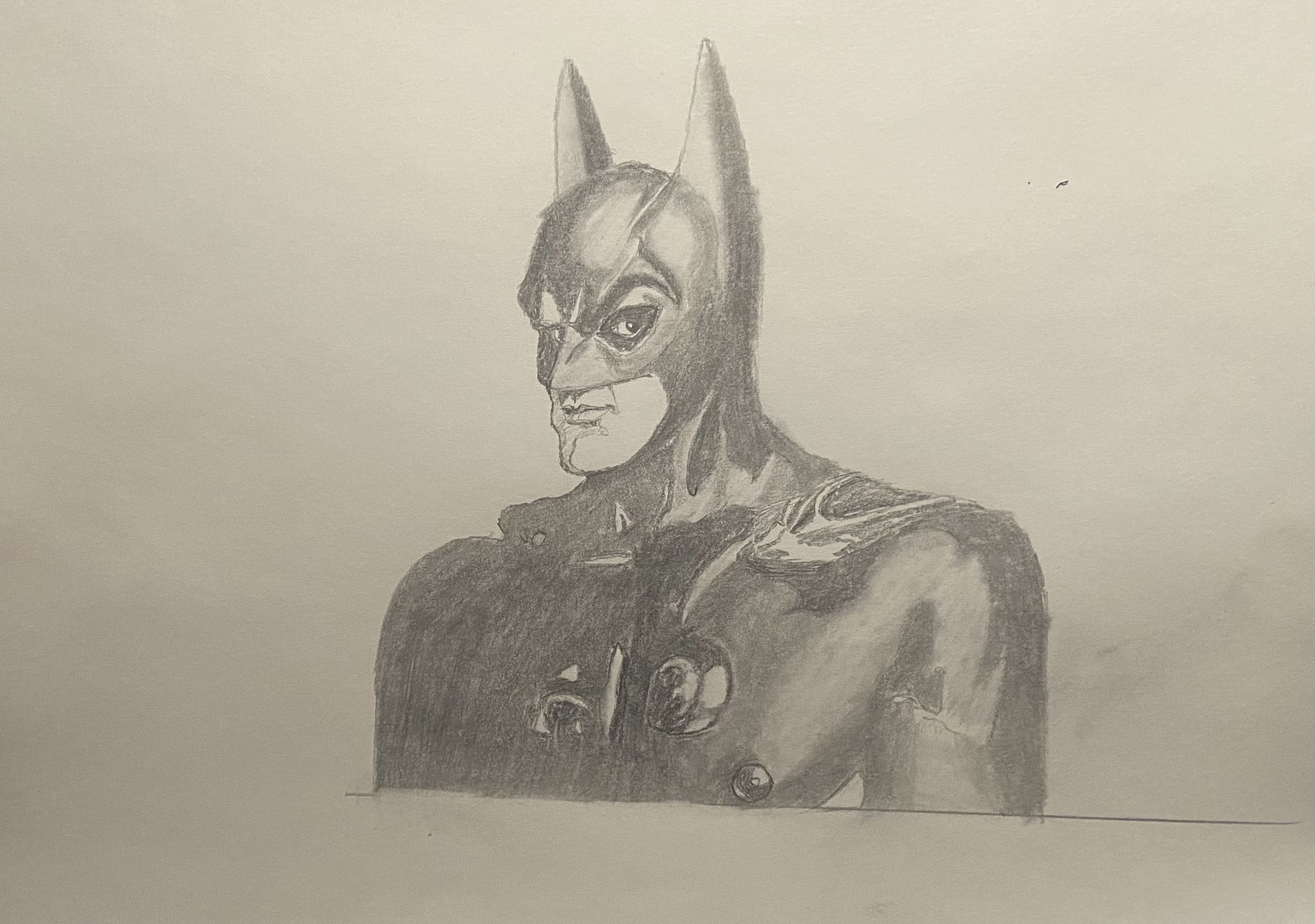 Batman portrait pencil sketch